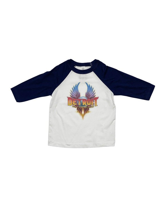Ink Detroit Journey Toddler 3/4 Sleeve Baseball T-Shirt - Ink Detroit
