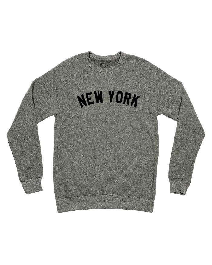 New York Crewneck Sweatshirt - Heather Grey