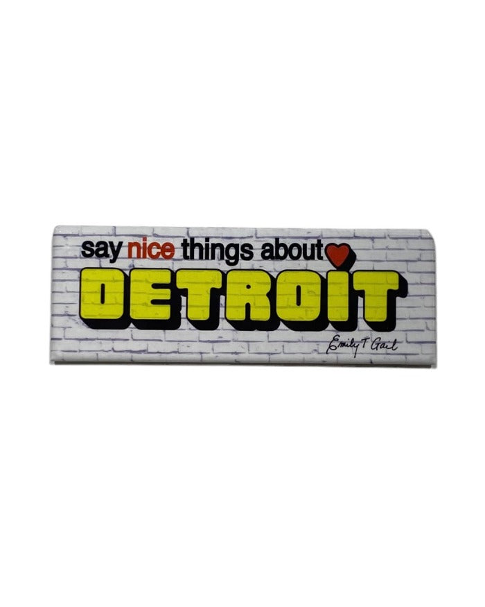 Ink Detroit Vintage "Say nice things about Detroit" Magnet