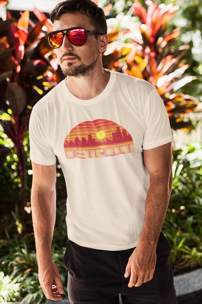 Ink Detroit Sunny D T-Shirt - Natural - Ink Detroit