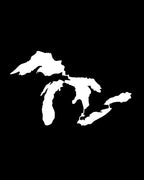 The Great Lakes - Vinyl Decal Sticker - Ink Detroit