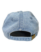 The Great Lakes State Washed denim Dad hat with TGLS emblem - Ink Detroit