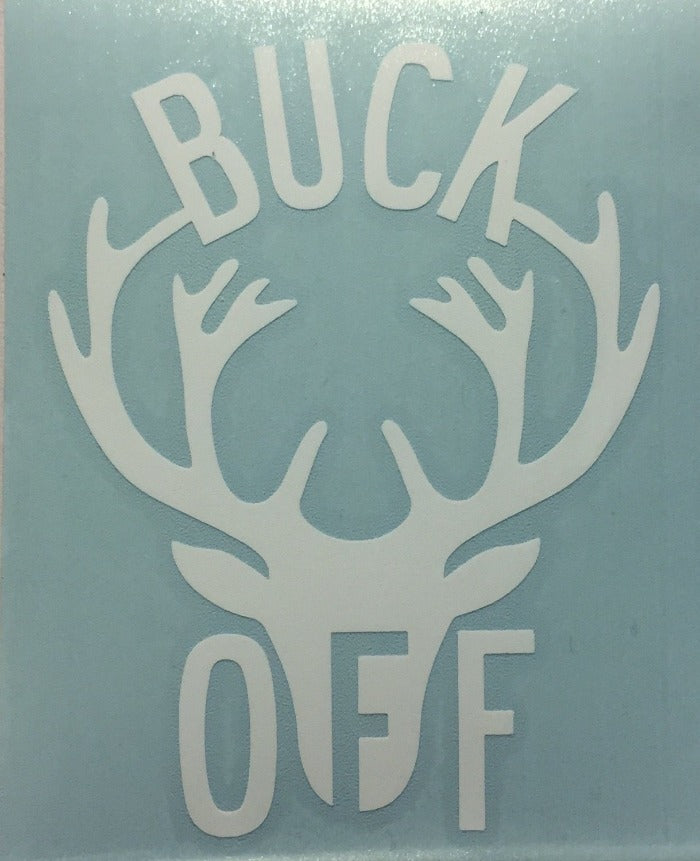 The Great Lakes State Buck Off Vinyl Decal Sticker