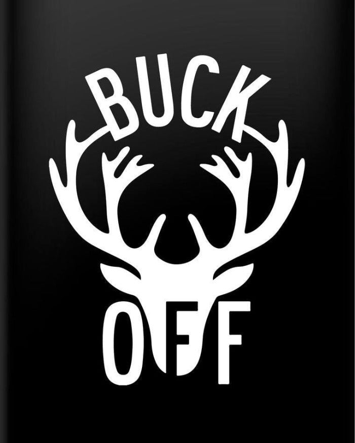 The Great Lakes State Buck Off Vinyl Decal Sticker