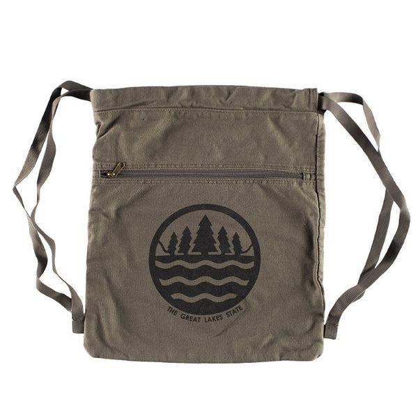 Canvas shop cinch sack