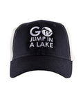The Great Lakes State Go Jump In A Lake Mesh Cap - Ink Detroit