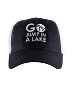 The Great Lakes State Go Jump In A Lake Mesh Cap - Ink Detroit