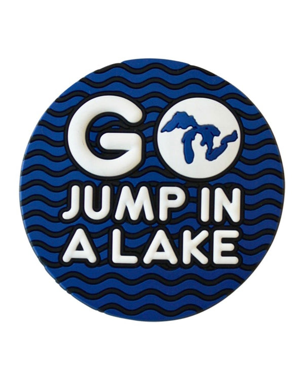 The Great Lakes State Go Jump In a Lake Magnet