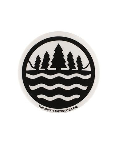 The Great Lakes State Logo Die Cut Vinyl Sticker