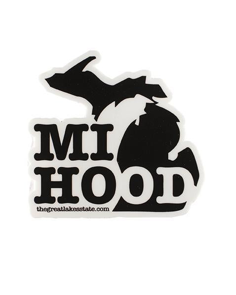 The Great Lakes State MI Hood Die Cut Vinyl Sticker