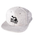 The Great Lakes State MI Hood Jersey Knit Snapback - Light Grey - Ink Detroit