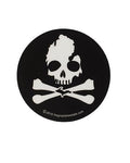 The Great Lakes State Michigan Skull & Bones Die Cut Vinyl Sticker - Ink Detroit