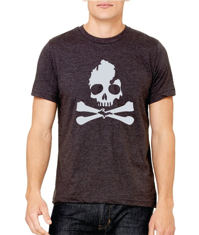 The Great Lakes State Michigan Skull & Bones T-Shirt