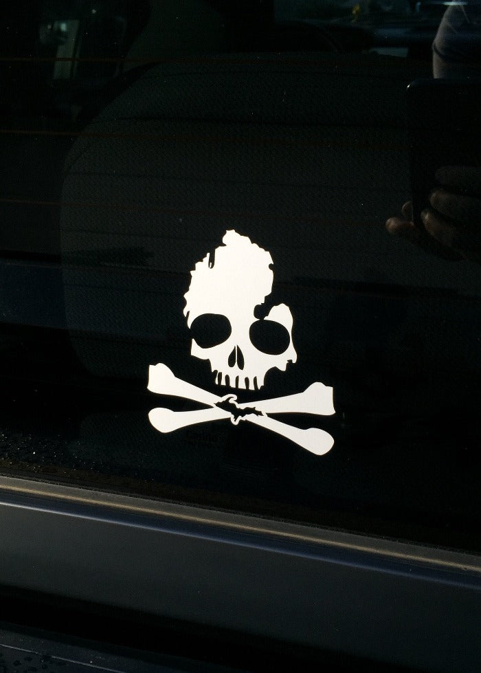 The Great Lakes State Michigan Skull & Bones Vinyl Decal Sticker