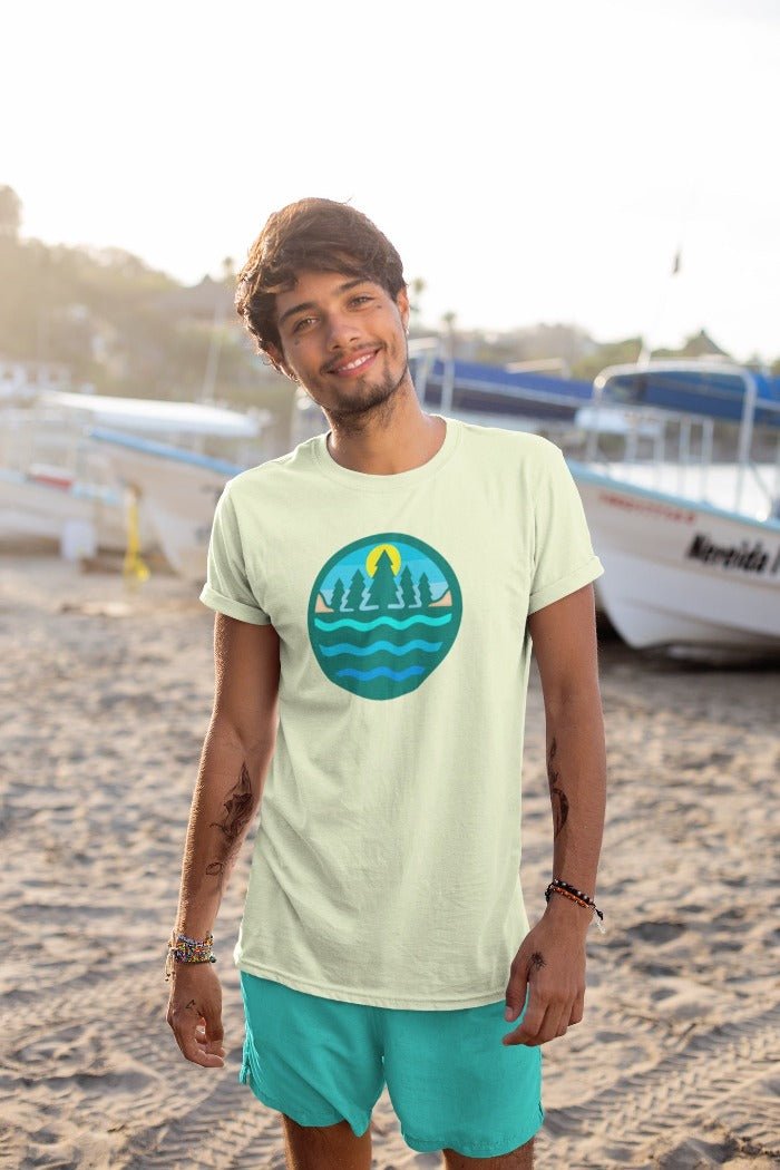 The Great Lakes State Logo T-Shirt - Citron - Ink Detroit
