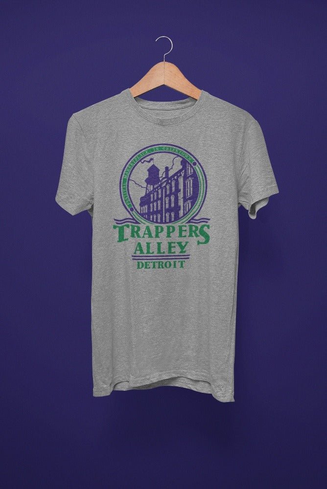 Ink Detroit Vintage Trappers Alley T-Shirt - Athletic Heather - Ink Detroit