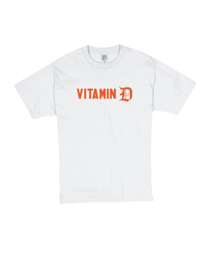 Ink Detroit Vitamin D T-Shirt White
